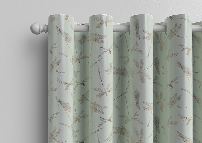 Dragonflies, Pale Blue - Made to Measure Curtains - Image 12